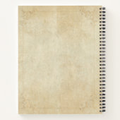 Carnet de notes aux Œillets Vintage (Dos)