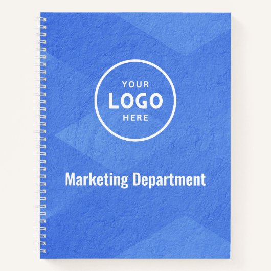 Carnet de notes avec logo d'entreprise moderne min (Devant)