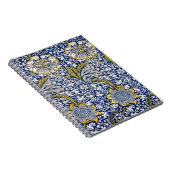 Carnet de notes Blue Floral Artist Design William  (Côté Droit)