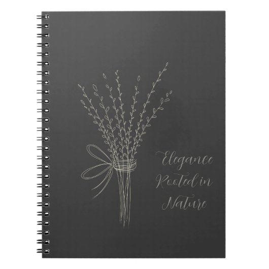 Carnet de notes botaniques Branches Murmurantes (Devant)