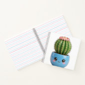 Carnet de notes Cactus Barrel Kawaii Plante d'inté (Intérieur)