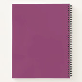 Carnet de notes Cadeau d'affaires Rose Gold Pink M (Dos)