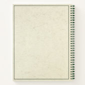 Carnet de Notes Charmant aux Fleurs Rustiques (Dos)