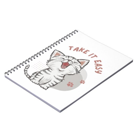 carnet de notes chat (Côté gauche)