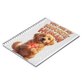Carnet de notes Cœur de Golden Retriever (Côté gauche)