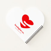 Carnet de notes cœur Love Notes (Dos)