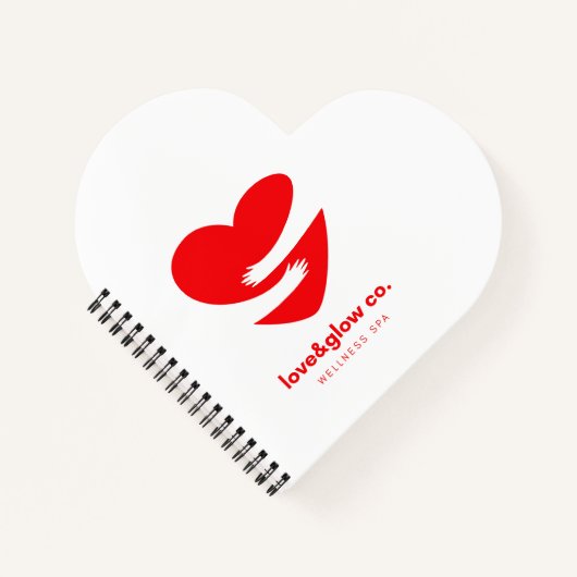 Carnet de notes cœur Love Notes (Devant)