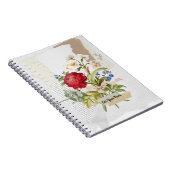 Carnet de notes Collage de fleurs vintage PERSONNA (Côté Droit)