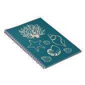 Carnet de notes coquillage nautique (Côté Droit)