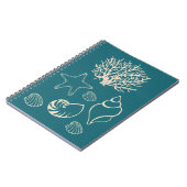 Carnet de notes coquillage nautique (Côté gauche)