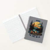 Carnet de notes coucher de soleil pour camping sau (Intérieur)