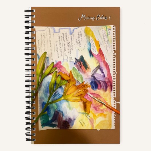 Carnet de notes couleur de l'eau (Recto)