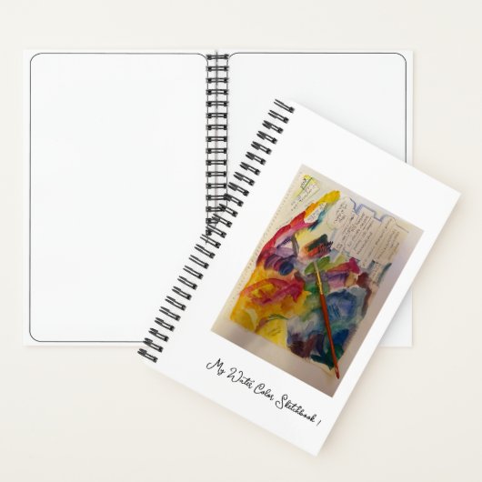Carnet de notes couleur de l'eau (À l'intérieur)
