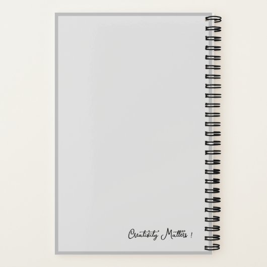 Carnet de notes couleur de l'eau (Verso)