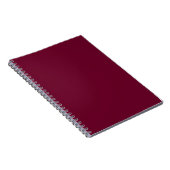 Carnet de notes couleur tendance - Bourgogne foncé (Côté Droit)