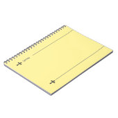 Carnet de notes croisé survivant élégant (Côté gauche)