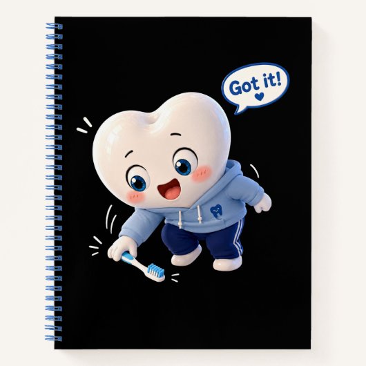 Carnet de notes "D'accord !" avec un personnage de (Devant)