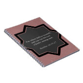 Carnet de notes d'affaires pour donner la priorité (Côté Droit)