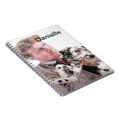 Carnet de notes dalmatien tacheté chiens filles mi (Côté Droit)