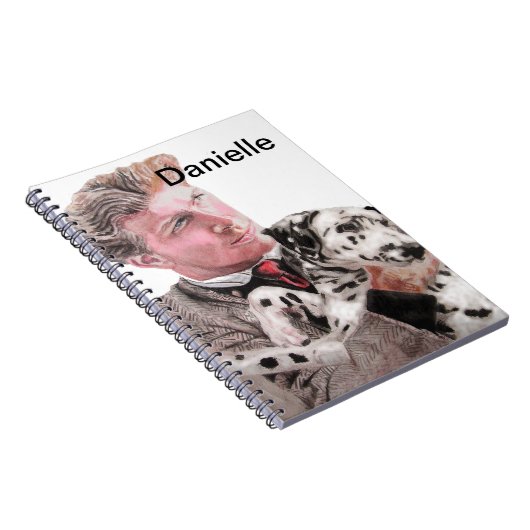 Carnet de notes dalmatien tacheté chiens filles no (Côté Droit)