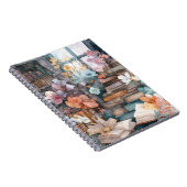 Carnet de notes d'art de bibliothèque florale past (Côté Droit)