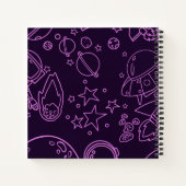 Carnet de notes d'astronaute dans l'espace (Dos)