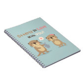Carnet de notes de blague de loutre totalement amo (Côté Droit)