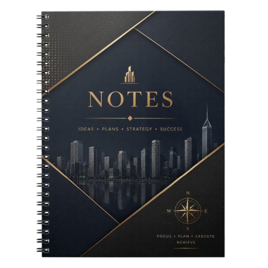 Carnet de notes de bureau professionnel (Devant)