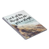 carnet de notes de citation biblique édifiante (Côté Droit)