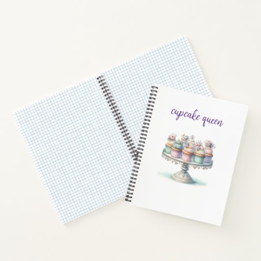 carnet de notes de cupcakes (Intérieur)
