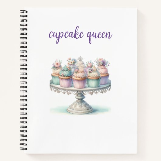 carnet de notes de cupcakes (Devant)
