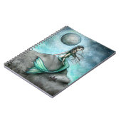 Carnet de notes de fantasy Sirène de Lune Sombre (Côté gauche)