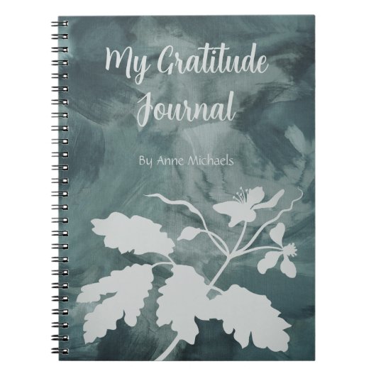 Carnet de notes de gratitude personnalisé (Devant)