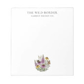 Carnet de notes de jardin botanique pour pollinisa (Devant)