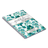 carnet de notes de journal de gratitude de fleur b (Côté Droit)