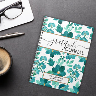 carnet de notes de journal de gratitude de fleur b