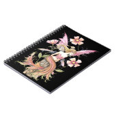 Carnet de notes de la fée à la fleur rose (Côté gauche)