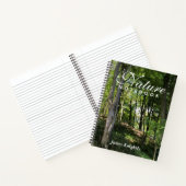 Carnet de notes de la nature avec le nom du propri (Intérieur)