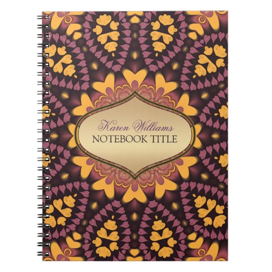 Carnet de notes de l'amour oriental terrestre (Devant)