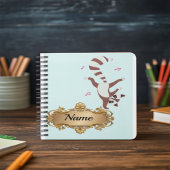 Carnet de notes de l'artiste "Raton laveur dansant