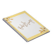 Carnet de notes de livre d'été jaune (Côté Droit)