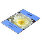 Carnet de notes de mariage Cahier Rose Bleu Blanc (Côté gauche)