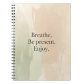 Carnet de notes de message attentif (Devant)