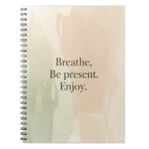 Carnet de notes de message attentif