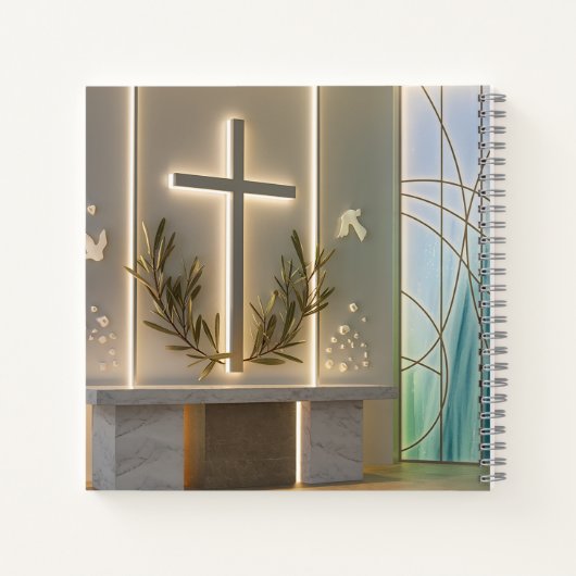 Carnet de notes de sermon chrétien (Dos)