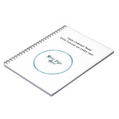 Carnet de notes de société avec logo de marque (Côté gauche)
