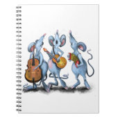 Carnet de notes de souris musicales (Devant)