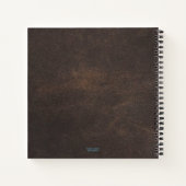 Carnet de notes de style scrapbook avec photos (Dos)