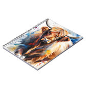 Carnet de notes de vache écossaise (Côté gauche)