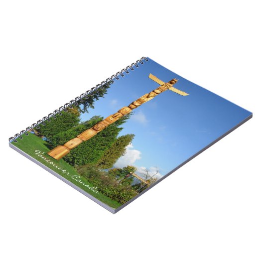 Carnet de notes de Vancouver Pôle Totemique Journa (Côté gauche)